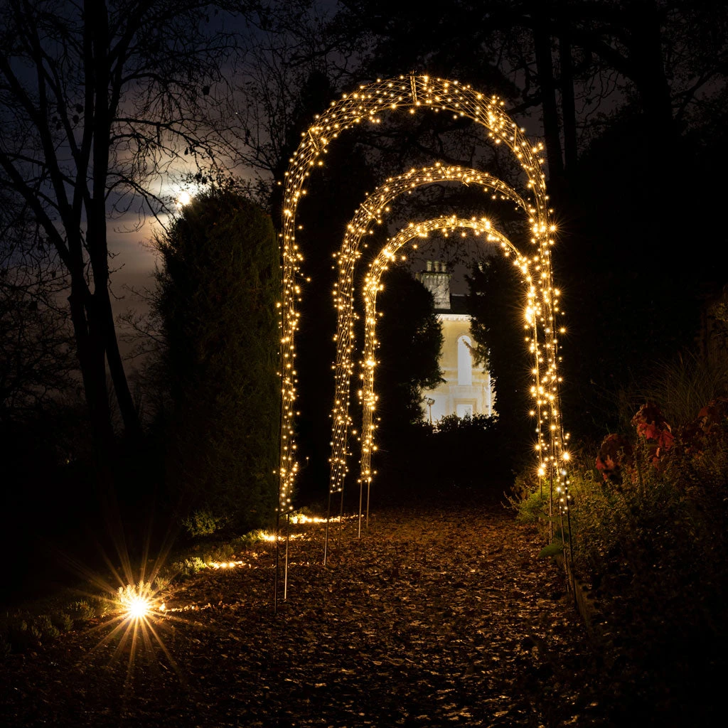 Agriframes Lyra Solar Garland Lights - 200 White LEDs 4 Agriframes Lyra Solar Garland Lights - 200 White LEDs