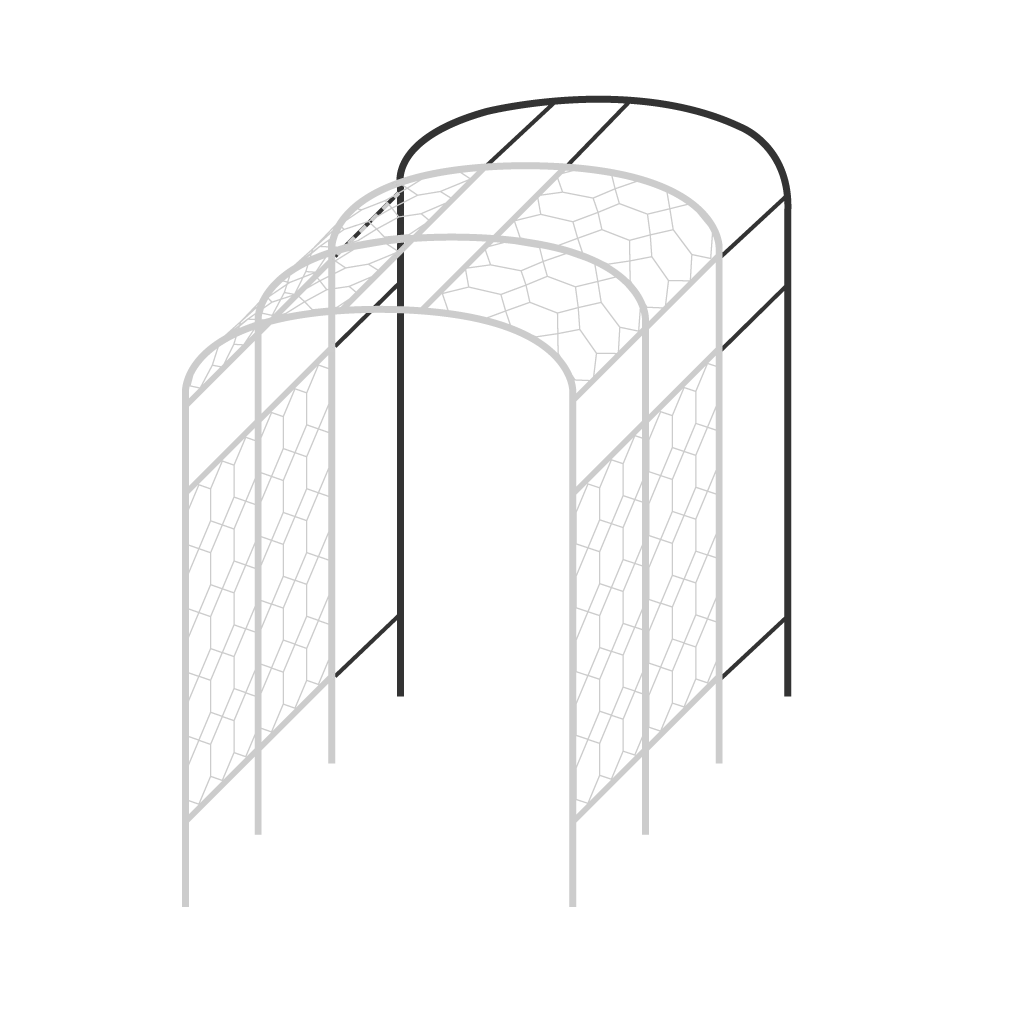 Agriframes STYLES & COLLECTIONS Monet Pergola - Classic Extra 6 Agriframes STYLES & COLLECTIONS Monet Pergola - Classic Extra