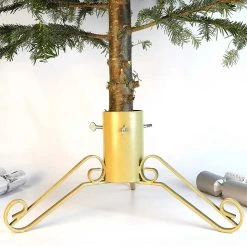 Agriframes Traditional Christmas Tree Stand 4" - Gold