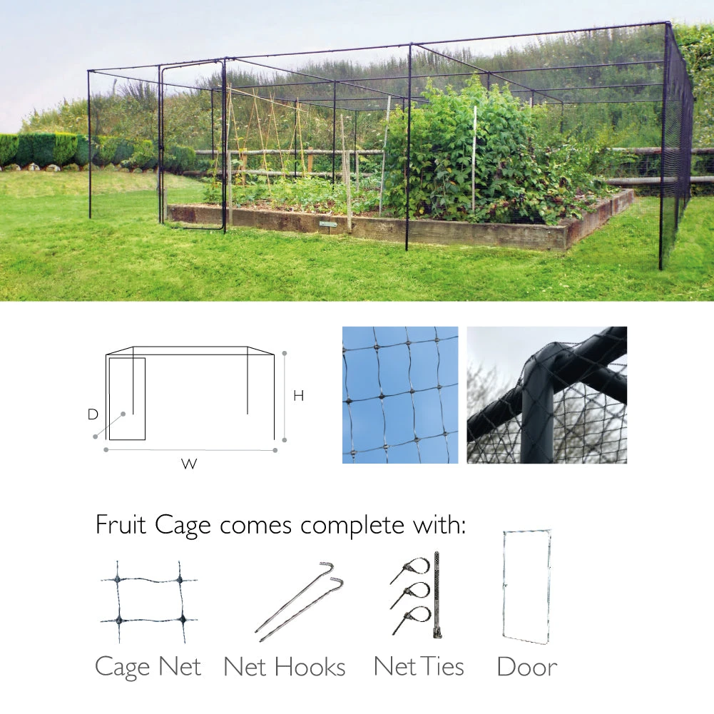 Agriframes Superior Fruit Cage - Traditional Matt Black 8 Agriframes Superior Fruit Cage - Traditional Matt Black