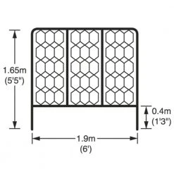 Agriframes SCREENS Fencing Screen - Standard Flat