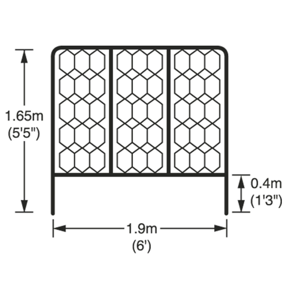 Agriframes SCREENS Fencing Screen - Standard Flat 4 Agriframes SCREENS Fencing Screen - Standard Flat