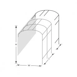 Agriframes ARCHED PERGOLAS Monet Wall Pergola 15 Agriframes ARCHED PERGOLAS Monet Wall Pergola