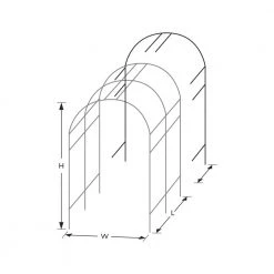 Agriframes ARCHED PERGOLAS Round Pergola 17 Agriframes ARCHED PERGOLAS Round Pergola
