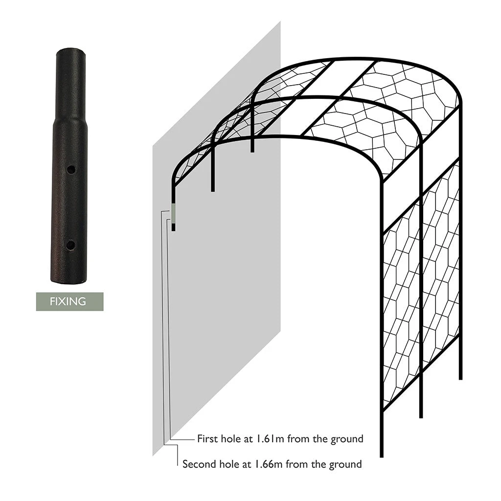 Agriframes ARCHED PERGOLAS Monet Wall Pergola 7 Agriframes ARCHED PERGOLAS Monet Wall Pergola